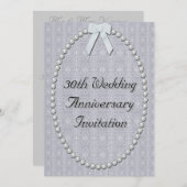 Uitnodiging 30e trouwdag (Voorkant / Achterkant)