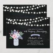 Uitnodiging 30e trouwdag schoolbord (Voorkant / Achterkant)