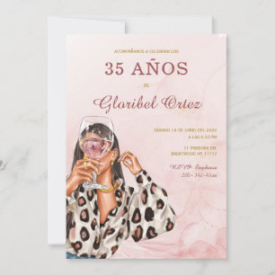 Uitnodiging 35e Verjaardag Vrouw