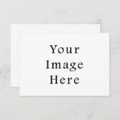 Uitnodiging 3.5 X 5 Landschap - (Voorkant / Achterkant)