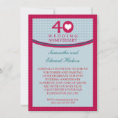 Uitnodiging 40-jarig huwelijksjubileum (Voorkant)