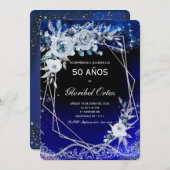 Uitnodiging 50 Jaar Vrouw (Voorkant / Achterkant)