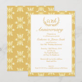 Uitnodiging 50-jarig huwelijksjubileum (Voorkant / Achterkant)