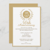 Uitnodiging 50e trouwdag (Voorkant / Achterkant)