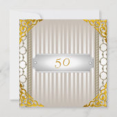 Uitnodiging 50e verjaardag of Jubileum (Voorkant)