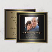 Uitnodiging 50ste verjaardag - Foto (Voorkant / Achterkant)