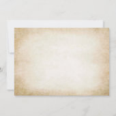 Uitnodiging 50ste verjaardag in vintage stijl (Achterkant)