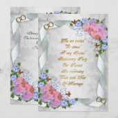 Uitnodiging 50ste verjaardag voor ouders (Voorkant / Achterkant)