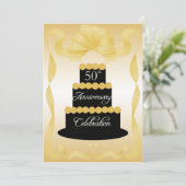 Uitnodiging 50ste verlichting feestje (Staand voorkant)