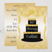 Uitnodiging 50ste verlichting feestje (Voorkant / Achterkant)