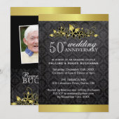 Uitnodiging 50ste verparty (Voorkant / Achterkant)