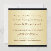 Uitnodiging 50ste vertdagfeest - Foto optioneel (Achterkant)