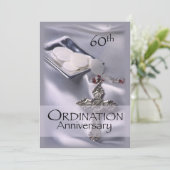 Uitnodiging 60e Jubileum Silver Pate (Staand voorkant)