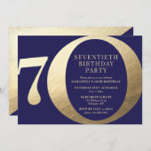 Uitnodiging 70-jarig bedrijfsjubileum (Voorkant / Achterkant)