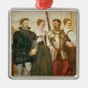 Uitnodiging aan de Dance Metalen Ornament