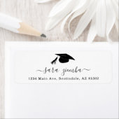 Uitnodiging/Aankondiging van de Graduation Party Etiket (Insitu)