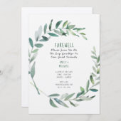 Uitnodiging afscheid feestje Kraft robuuste kunst (Voorkant / Achterkant)