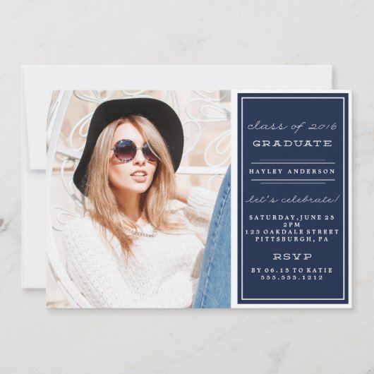 UITNODIGING AFSCHOLING KLAS VAN 2016 (Voorkant)