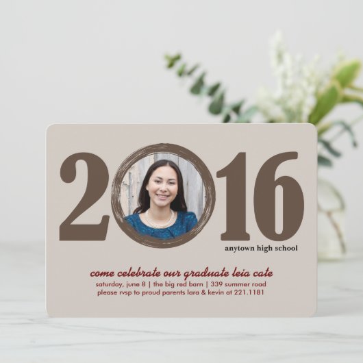 Uitnodiging Afstuderen 2016 (Staand voorkant)