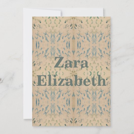 Uitnodiging Afstuderen Fawn Tone (Achterkant)