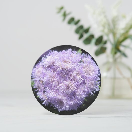 Uitnodiging - Ageratum (Staand voorkant)