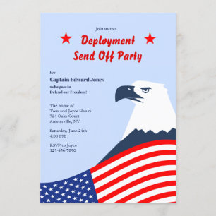 Uitnodiging Amerikaanse Eagle Deployment Party