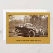Uitnodiging - Antiek auto (Voorkant / Achterkant)