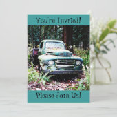 Uitnodiging Antiek partij voor de aflossing van v (Staand voorkant)