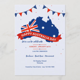 Uitnodiging Australië Day Party