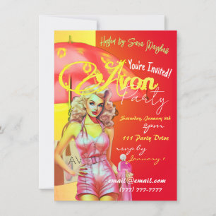 Uitnodiging Avon Party