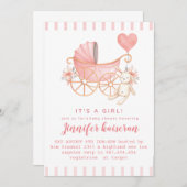 Uitnodiging baby shower (Voorkant / Achterkant)