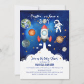 Uitnodiging baby shower buitenruimtescheiding (Voorkant)