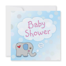 Uitnodiging - Baby Shower - Jongen