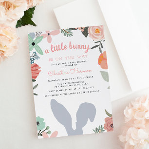 Uitnodiging Baby shower lente-aankomst