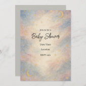 Uitnodiging Baby shower sterrenbeeld Sterrenbeeld (Voorkant / Achterkant)