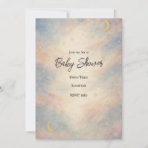 Uitnodiging Baby shower sterrenbeeld Sterrenbeeld