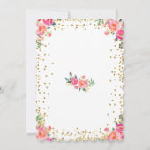 Uitnodiging Baby shower voorjaar Pasen (Achterkant)