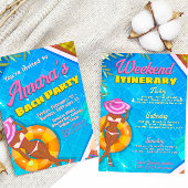 Uitnodiging Bach Party - Weekend Itinerarium