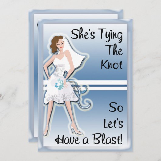 Uitnodiging Bachelorette (Voorkant / Achterkant)