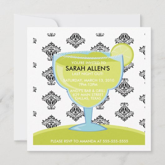 Uitnodiging Bachelorette (Voorkant)