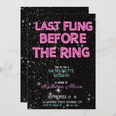 Uitnodiging Bachelorette (Voorkant / Achterkant)