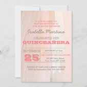 Uitnodiging Ballet Tutu Quinceañera (Voorkant)