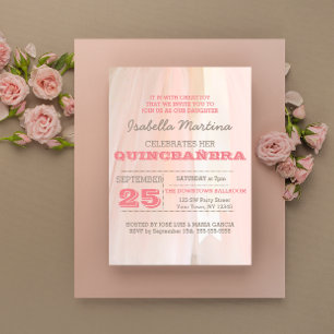 Uitnodiging Ballet Tutu Quinceañera