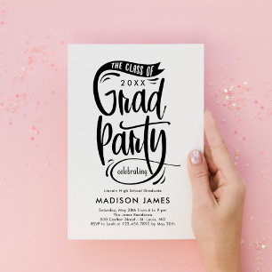 Uitnodiging Banner Graduation Party