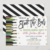 Uitnodiging Bar Voorraad (Voorkant / Achterkant)