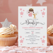 Uitnodiging Bautizo niñas Doop Schattigee tweeling