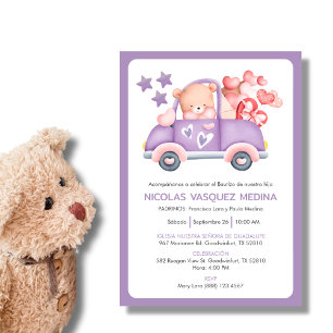 Uitnodiging Bautizo voor jongens Katholieke doop