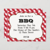 Uitnodiging BBQ (Voorkant / Achterkant)