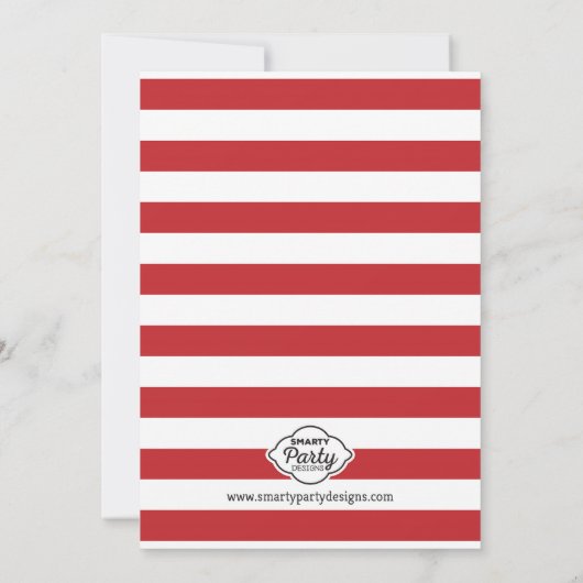 Uitnodiging BBQ-partij op 4 juli (Achterkant)