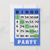 Uitnodiging BINGO-partij (Voorkant)